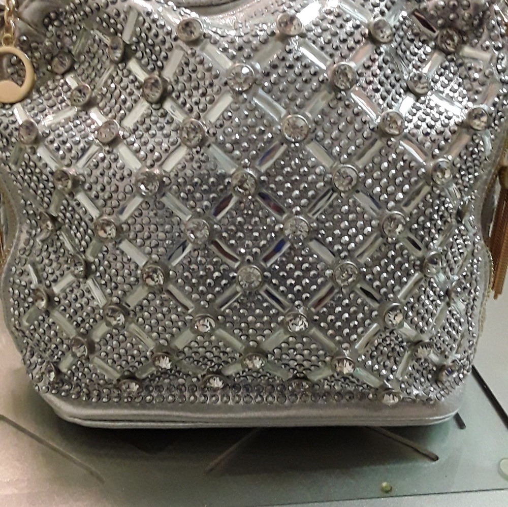 Silver Bling Crossbody